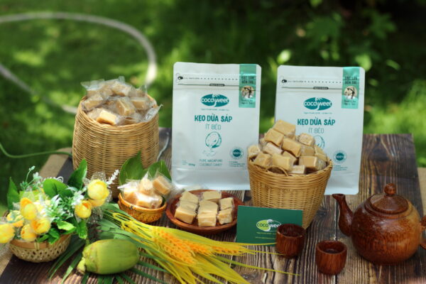 Kẹo dừa sáp ít béo túi 200g