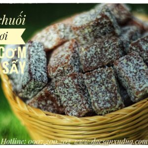 Kẹo chuối tươi phủ cơm dừa sấy