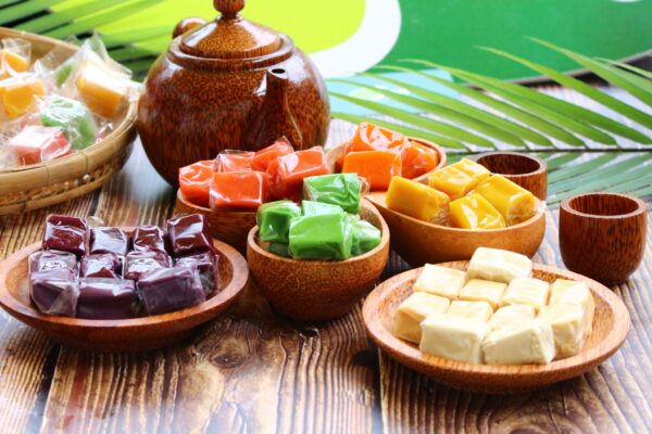 kẹo dừa dẻo mix vị