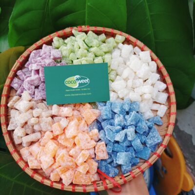Hình ảnh mứt dừa viên